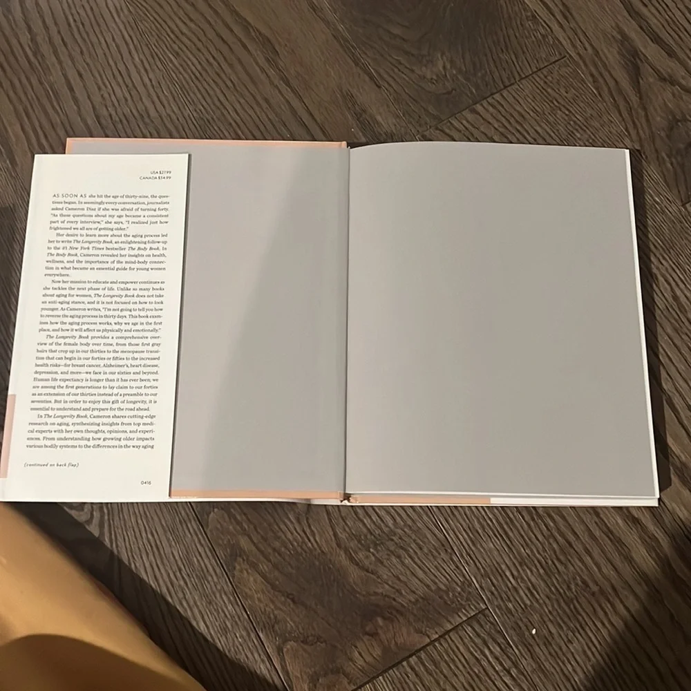 Cameron Diaz Longevity book